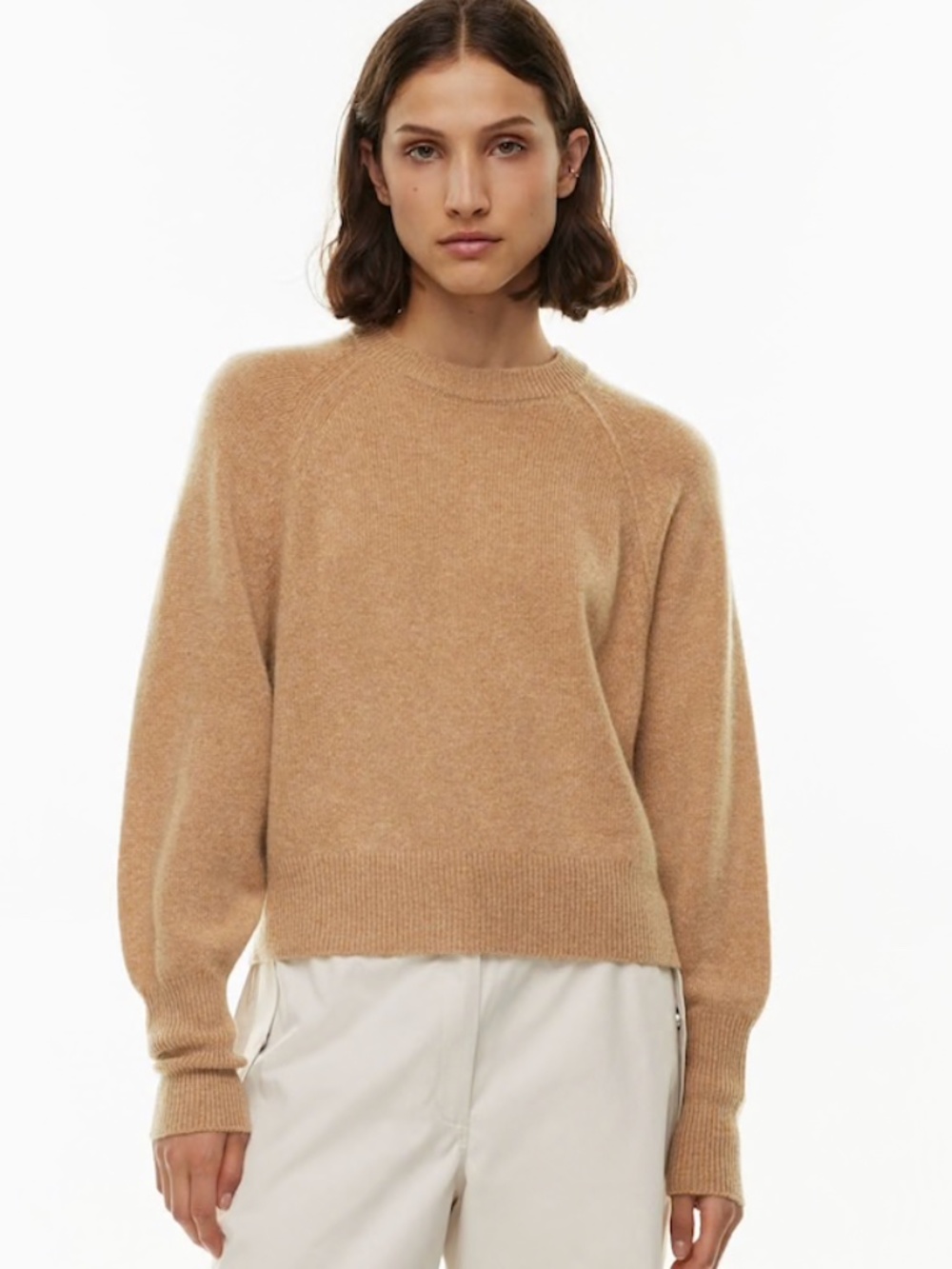 Luxe Cashmere Crew Neck Sweater by The Group by Babaton